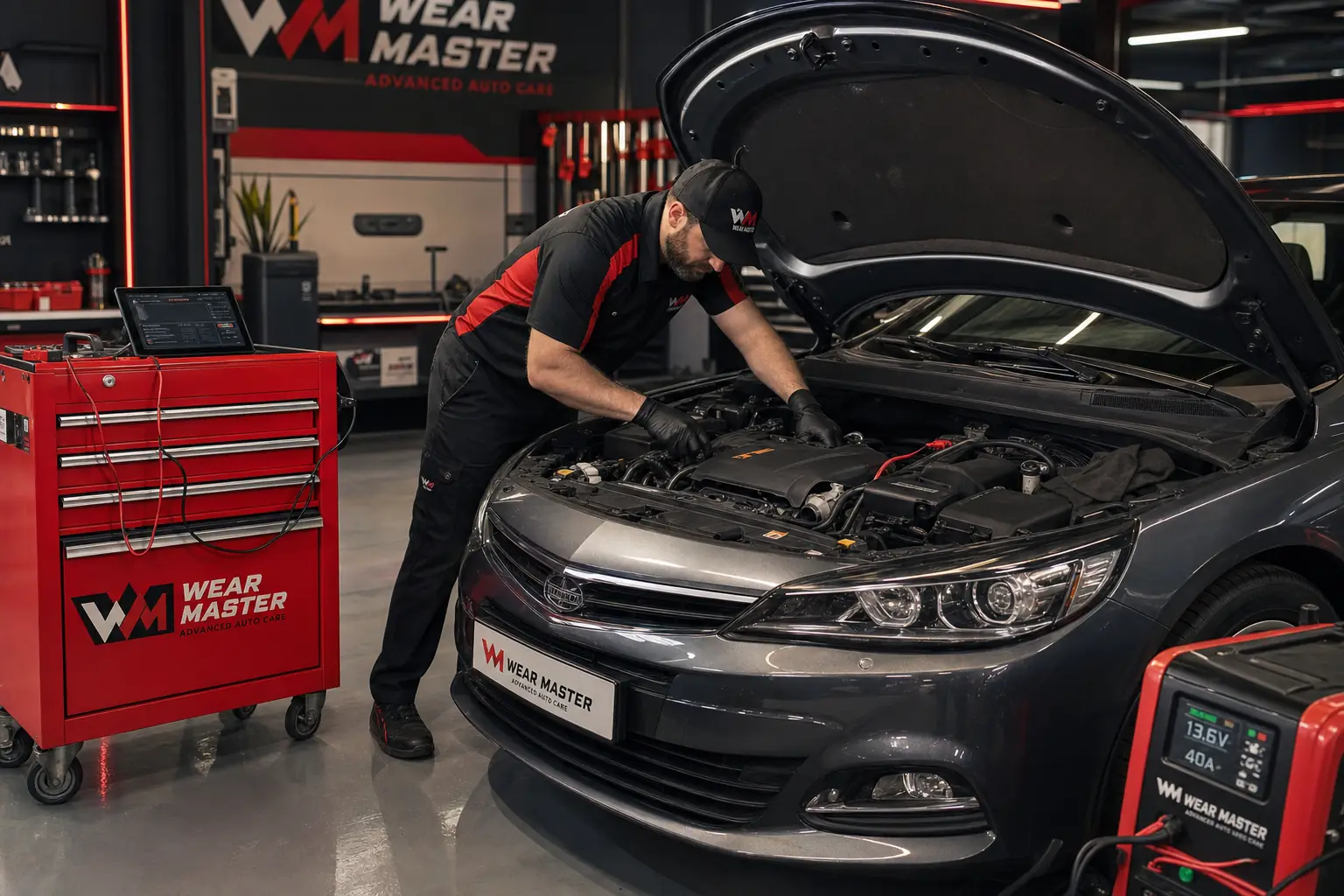 Engine diagnostics bay