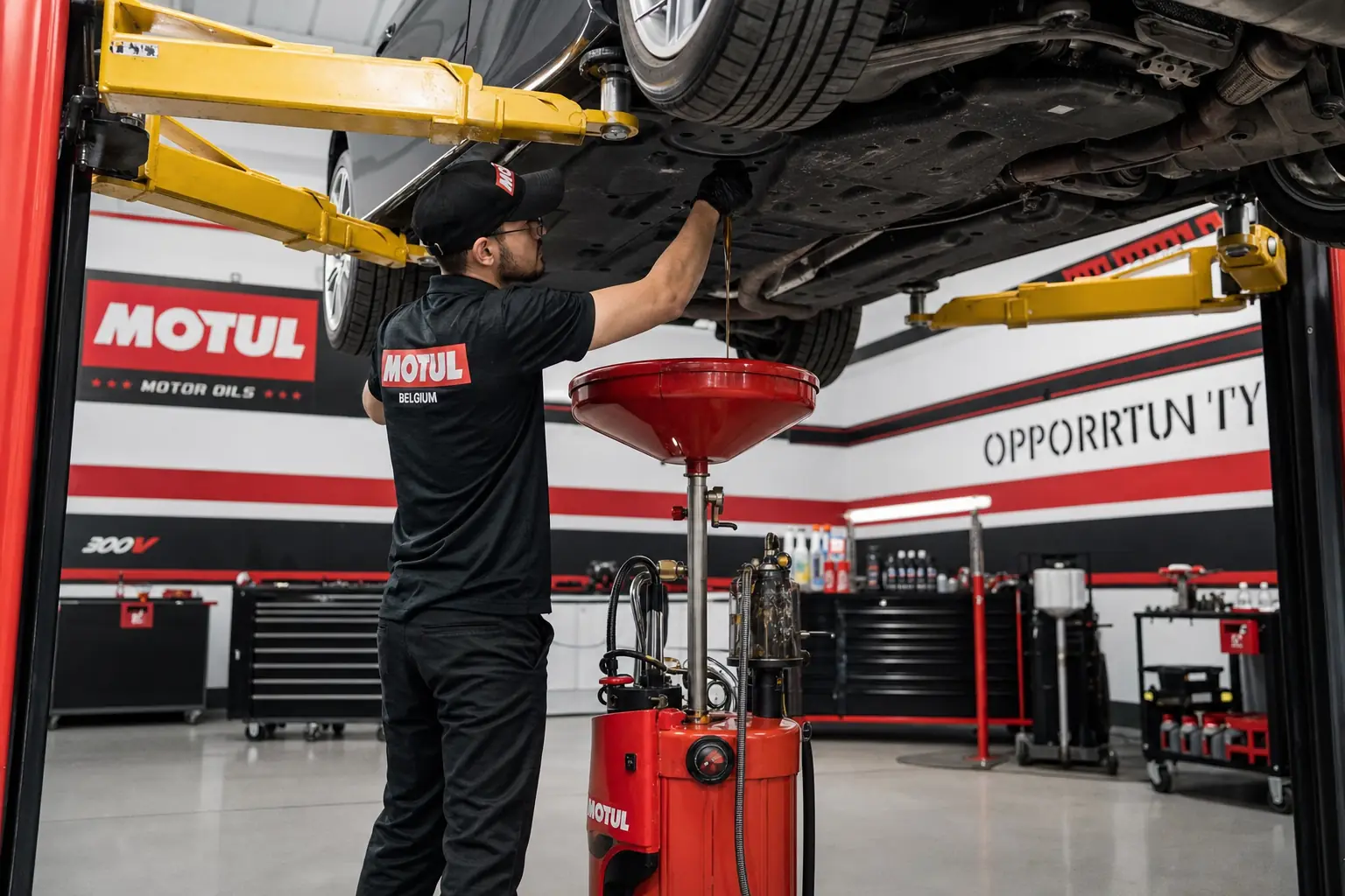 Oil change service